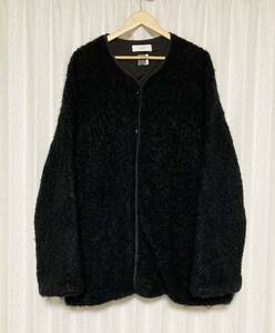 美品☆[FACETASM] 19AW 定価61,600 MOHAIR KNIT CARDIGAN モヘアニットカーディガン オーバーサイズ ボアジャケット 00 ファセッタズム