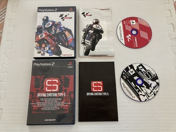 23-PS2-621-T　プレイステーション2　ドライビングエモーションTYPE-S　MotoGP　セット　動作品　PS2