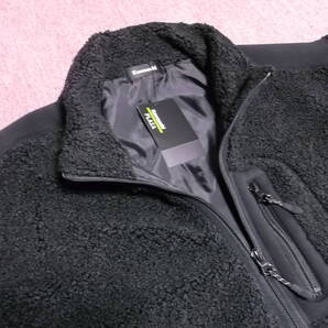 即決 ¥16280 送料無料 カワサキプラザ でしか購入不可 ユニセックス ボア ジャケット (黒) Mサイズ タグ付き新品未使用品です。KAWASAKI