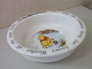 150516H89-0528H-A8□Royal Doulton□WINNIE THE POOH ロイヤルドルトン くまのプーさん 深皿／プレート ディズニー アンティーク