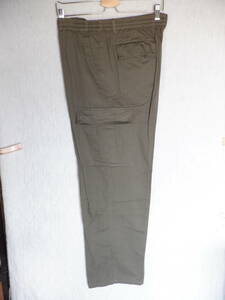  all . ream military manner pants khaki color cotton 100% waist 90-100cm length of the legs 72cm