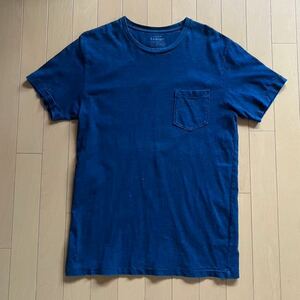 J.CREW ジェイクルー インディゴ天竺 Tシャツ Mサイズ POLO ラルフローレン DOUBLE RL RRL ダブルアールエル　ジェークルー