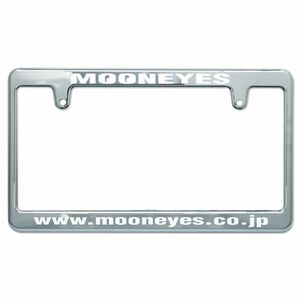 New Std. MOONEYES license plate frame chrome [MG058] [MG058CHMO]