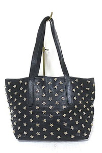 【中古】JIMMY CHOO ジミーチュウ バッグ トートバッグ レディース スタースタッズ レザー