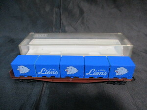 ∝ 136 railroad model N gauge KATO Kato Seibu lion gap o container koki7322 No.802 inspection : container . car rare 