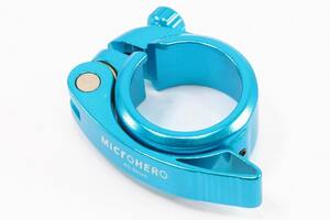 [ immediate payment ]MicrOHERO forged aluminium alloy light weight 63g sheet clamp Φ40.8mm SC-QR41 blue *da ho n(DAHON) BD-1 etc. 