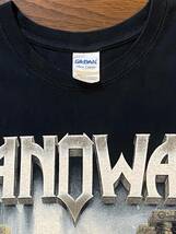 日本ツアー　MANOWAR Tシャツ/アンスラックス ANTHRAX/メタリカ METALLICA/IRON MAIDEN アイアン メイデン MEGADETH メガデス /SLAYER _画像3