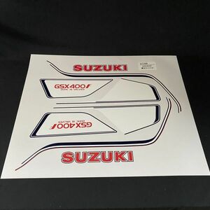 GSX400F 赤白 ラインステッカー(品番ST098)【新品即決】GS40XF GSX400FS SUZKI