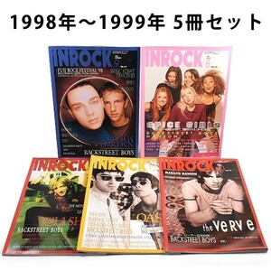 【送料無料】古本5冊セット INROCK インロック 1998～1990年／SPICE GIRLS BACKSTREET BOYS HANSON KULA SHAKER OASIS JON BON JOVI