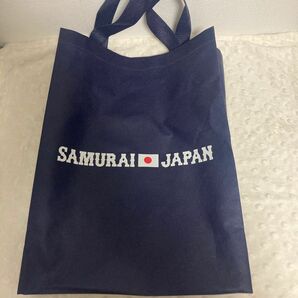 ※お値下げしました？SAMURAI JAPAN 不織布バッグ　野球　ベースボール エコバッグ