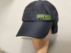 PRGR GOLF プロギア ゴルフ 帽子 キャップ 耳当て付き フリーサイズ (56-60cm) ゴルフウェア WCAP-145 KEEPING HEAT INSIDE