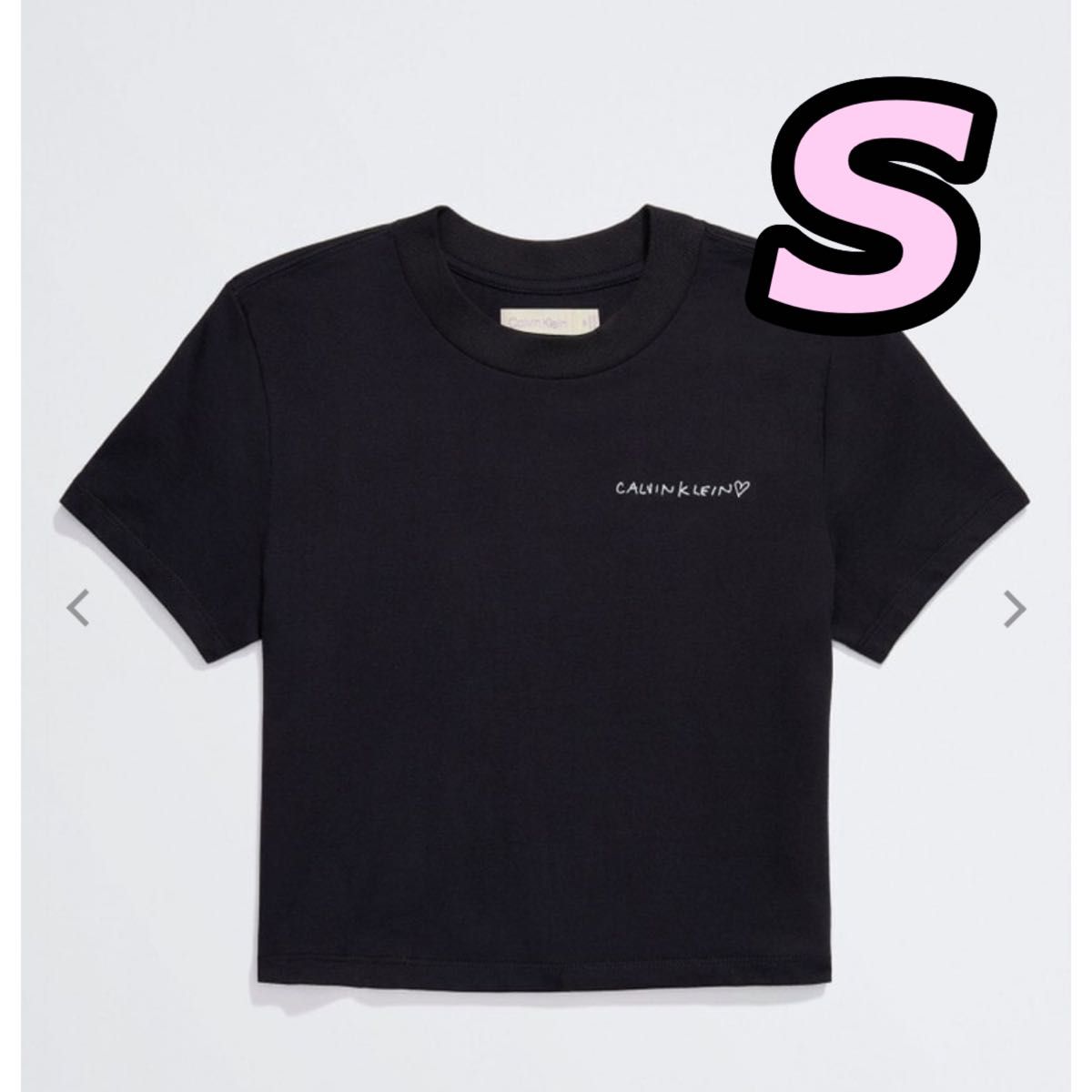 Jennie for Calvin Klein コットンジャージーベビーTシャツ blackpink