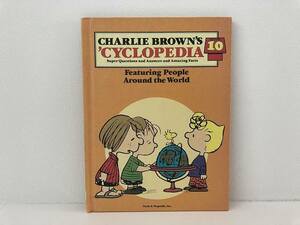 ヴィンテージ スヌーピー BOOK CHARLIE BROWN'S CYCLOPEDIA PEANUTS 古書 洋書 絵本 百科事典 アンティーク vintage [pe-577]