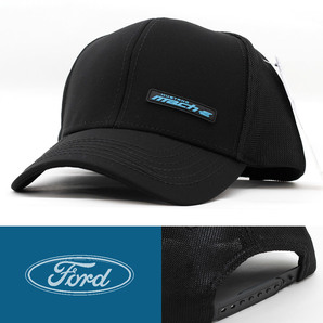 メッシュキャップ 帽子 メンズ フォード Ford Mach-E Logo マスタング ブラック FD200946-BLCK USA アメ車 モータースポーツ