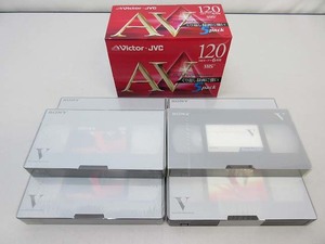 ★sm0110　未使用品　VHS　ビデオカセットテープ　11点セット　120分　ソニー　ビクター　ビデオテープ　SONY Victor 高画質スタンダード★