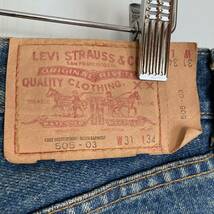 00s USA製 リーバイス Levi's 505 デニムパンツ W31_画像3