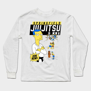 【ロングTシャツ】　『Springfield Jiu-Jitsu & MMA』　柔術　MMA　UFC　総合格闘技　S／M／L／XL