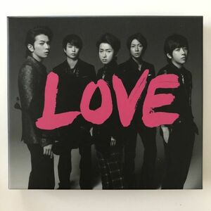 B14006　CD（中古）LOVE(初回生産限定盤)(DVD付)　嵐　 美品