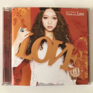 B14065　CD（中古）Thank you, Love(初回生産限定盤)(DVD付)　西野カナ