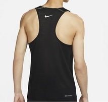 最後 XXL ナイキ DRI-FIT ADV ラン ディビジョン タンクトップ @10450円 検 ランニング シングレット エアロスイフト同等 ブラック/黒 2XL_画像7