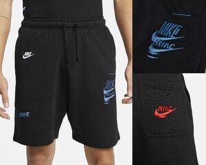 Последний S Nike Full Emelcodery Logo Logo Sweat Короткий инспектор хлопчатобу