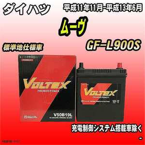 バッテリー VOLTEX ダイハツ ムーヴ GF-L900S 平成11年11月-平成13年6月 V50B19L