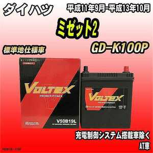 バッテリー VOLTEX ダイハツ ミゼット2 GD-K100P 平成11年9月-平成13年10月 V50B19L