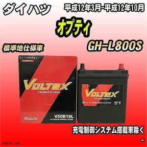 バッテリー VOLTEX ダイハツ オプティ GH-L800S 平成12年3月-平成12年10月 V50B19L
