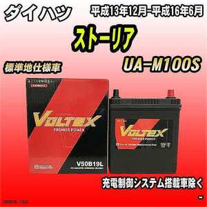 バッテリー VOLTEX ダイハツ ストーリア UA-M100S 平成13年12月-平成16年6月 V50B19L