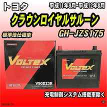 バッテリー VOLTEX トヨタ クラウンロイヤルサルーン GH-JZS175 平成11年9月-平成12年8月 V90D23R_画像1