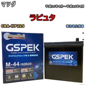 バッテリー デルコア GSPEK マツダ ラピュタ CBA-HP22S - M-44