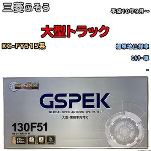 バッテリー デルコア GSPEK 三菱ふそう 大型トラック KC-FY515系 平成10年9月～ - 115F51×2 標準地仕様車