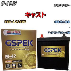 バッテリー デルコア ダイハツ タントカスタム DBA-L375S 平成23年11月-平成25年10月 M-42