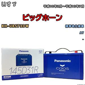 バッテリー パナソニック カオス いすゞ ビッグホーン KH-UBS73DW 平成10年2月～平成13年7月 145D31R