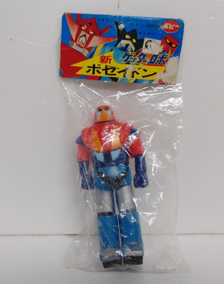 希少 旧バンダイ ゲッター ロボ 1ミサイル ソフビ レトロ デット