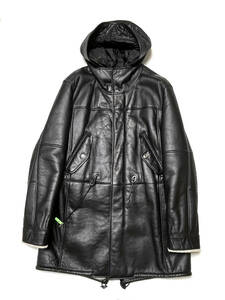  прекрасный товар LOEWE Loewe мутон Mod's Coat N-3B мутоновое пальто Beams UA LEON Leon пальто кожа 