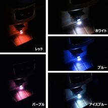 メルセデスベンツ コンソールボックス USB LEDライト ランプ CLA/45/A/B/C/E/S/GLA/GLS/GLE/GLC/AMG W176/C117/X156等 ブルー 1個 埃防止_画像5