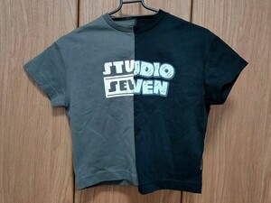 未使用　タグ付き　ジーユー　GU naoto スタジオセブン　STUDIOSEVEN　Tシャツ　ビッグT 半袖　110サイズ　定価1.290円