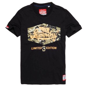 国内未入荷★新品タグ付★正規品★Mサイズ！★Superdry スーパードライ 極度乾燥しなさい ★Tシャツ★未開封★ブラック★ダメージ加工