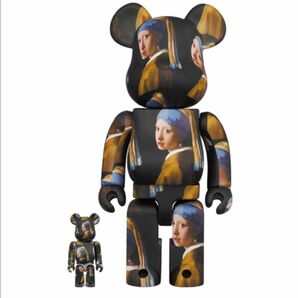 新品未開封 ベアブリック フェルメール 真珠の耳飾りの少女 メディコムトイ 400%&100% BE@RBRICK フィギュア