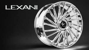 LEXANI★WRAITH-XL★24インチ×９J★Big Center Cap★センターキャップタイプ！５穴・６穴対応！ホイールのみ４本セット！クローム価格！