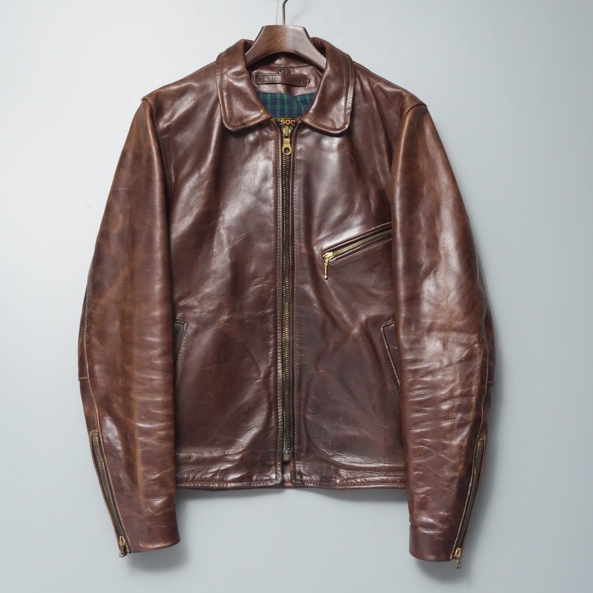 当店だけの限定モデル VANSON シングルライダース36インチ ライダース