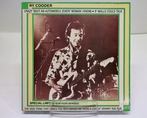 [TK2049LP] 12inch RY COODER/Crazy 'bout an automobile(Every woman I know) ライ・クーダー4曲入りマキシ・シングル '81 UK盤