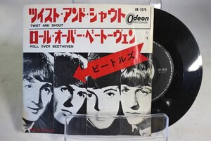 [TK0250EP] EP ビートルズ/ツイスト・アンド・シャウト ロール・オーバー・ベートーベン　オデオン黒盤 東芝 定価￥330 解説 歌詞訳詞