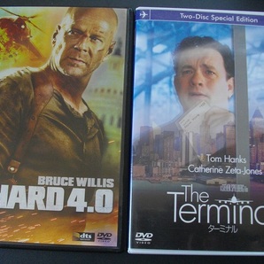 「ダイハード4.0」「ターミナル」　中古 　　DVD　2枚組　 2本セット　　 送料無料　　1244