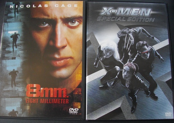 「８ｍｍ」「X-MEN 」　中古 　　DVD　　 2本セット　　 送料無料　　1339