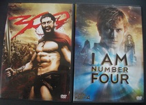 「300」「アイ・アム・ナンバーフォー」　中古 　　DVD　 2本セット　　 送料無料　　1232_画像1