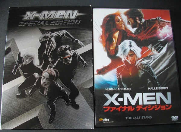 「X-MEN 」「X-MEN ファイナルディシジョン」　中古 　　DVD　　 2本セット　　 送料無料　　1363