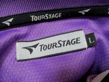 e512　ツアーステージ　TOURSTAGE　長袖シャツ　サイズL　パッチワーク　51-8_画像7