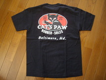 【未使用】チェスウィック　Tシャツ　”CAT'S PAW"　黒_画像4